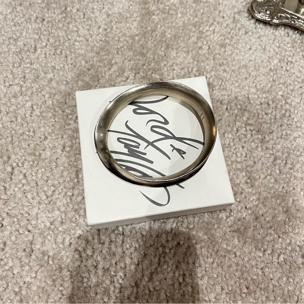 Silver Bangle Bracelet